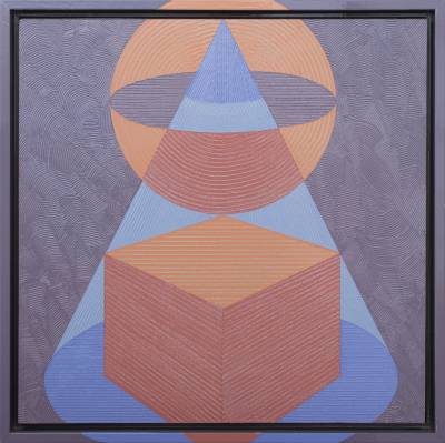 Olieverf op doek|Privécollectie|40 x 40 cm