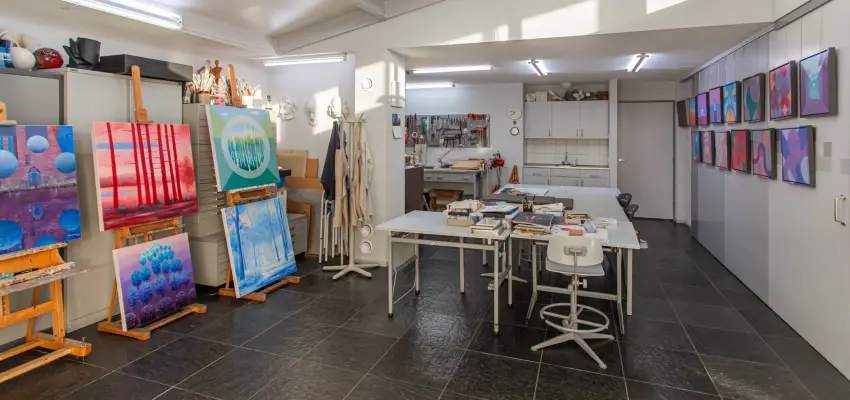 Het atelier van Piet Raaijmakers