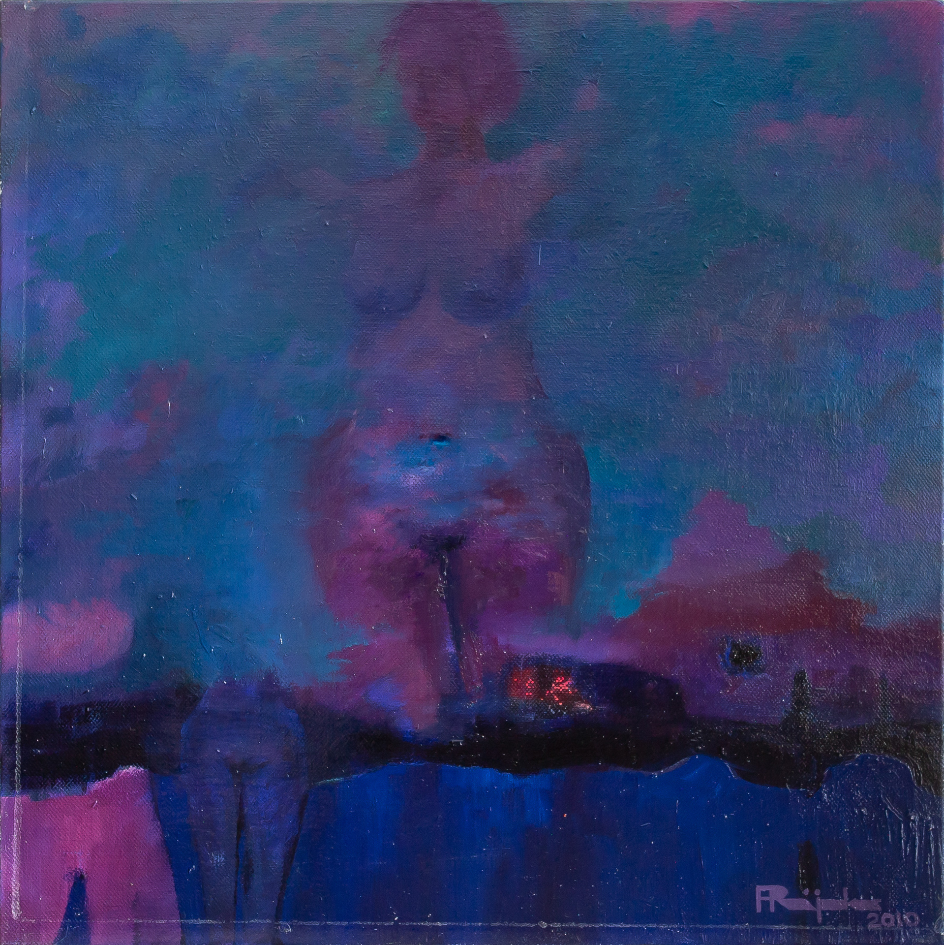 Olieverf op doek|Privécollectie|40 x 40 cm